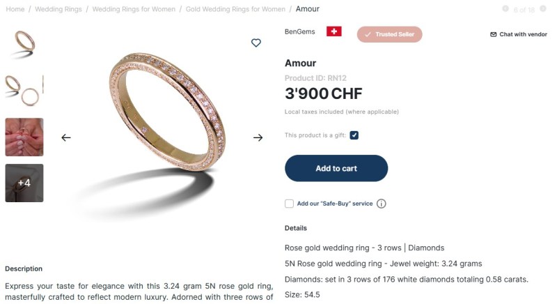 Gemsquar Product Page