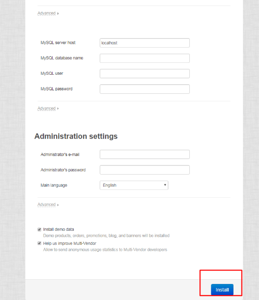 CS-Cart Installation