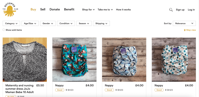 The Octopus Club, a kids products marketplace