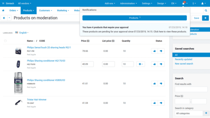 Meet Multi-Vendor 4.11.1 with Storefront Customization and Moderation Improvements: photo 6 - CS-Cart Blog