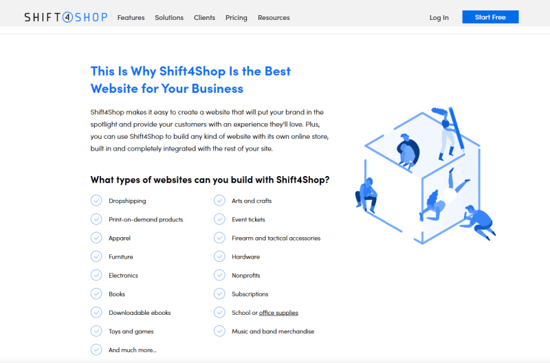 Shift4Shop features